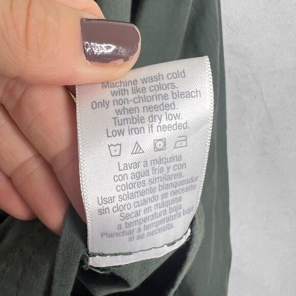 Danskin Now Green Full Zip‎ Long Sleeve Athletic Track Jacket Size SM(4/6) - Picture 6 of 8